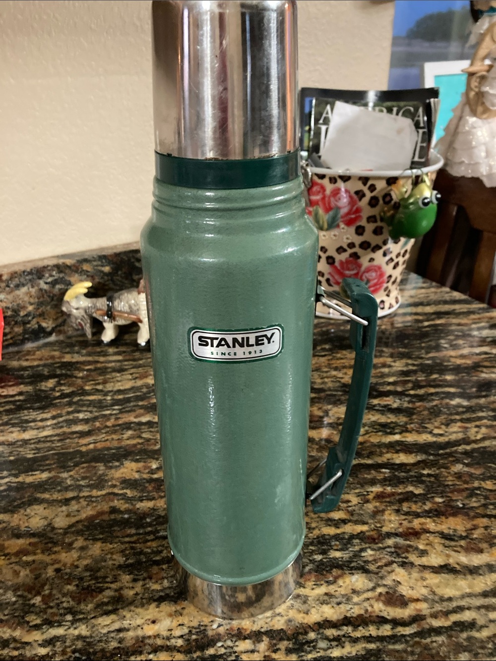 Old Green Stanley Thermos Quart